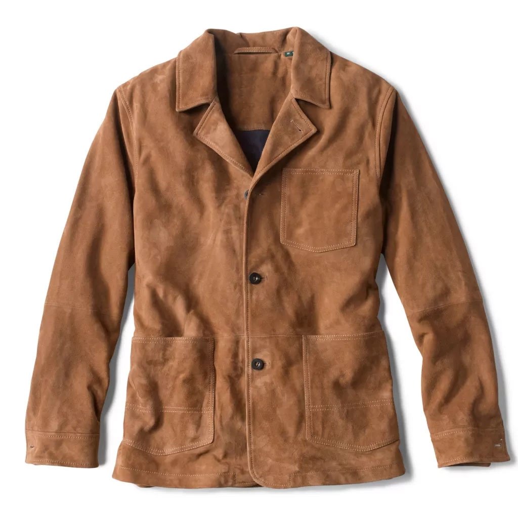 Orvis Classic Brown Suede Jacket