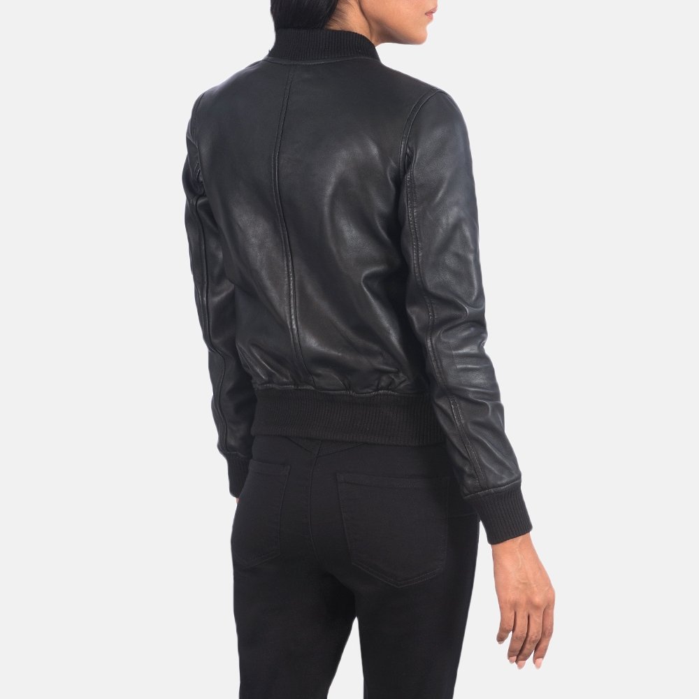Carolyn Quilted Black Biker Jacket | Core Outfits