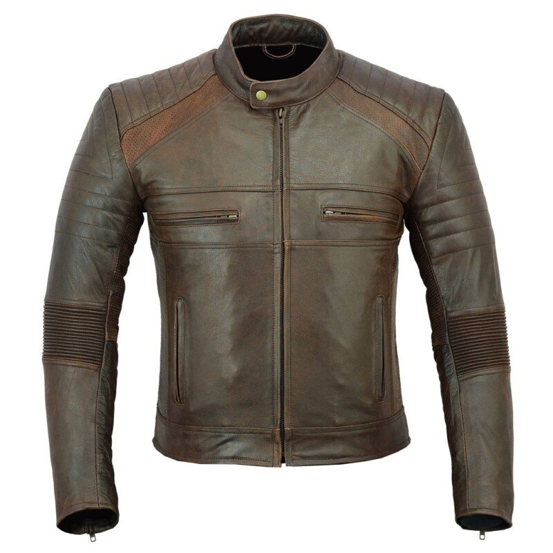 Johnny Reb Mens Botany Vintage Leather Jacket | Core Outfits