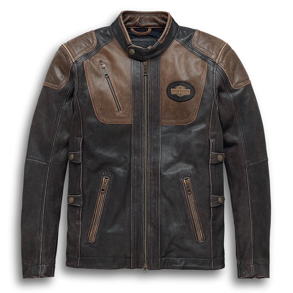 Men’s H-D Triple Vent System Trostel Leather Jacket