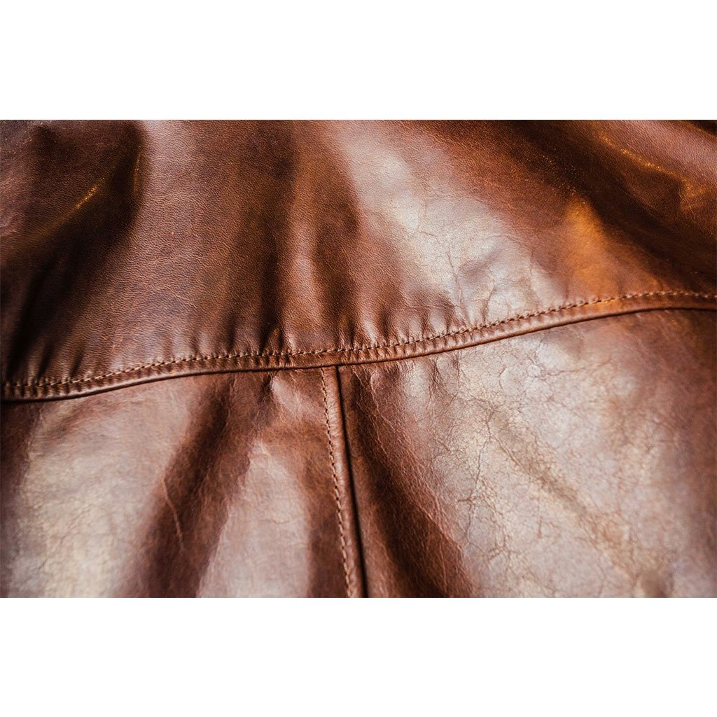 Mission – Men’s Brown Leather Jacket