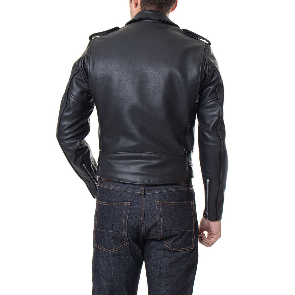 One Star Perfecto Leather Motorcycle Jacket Img 02
