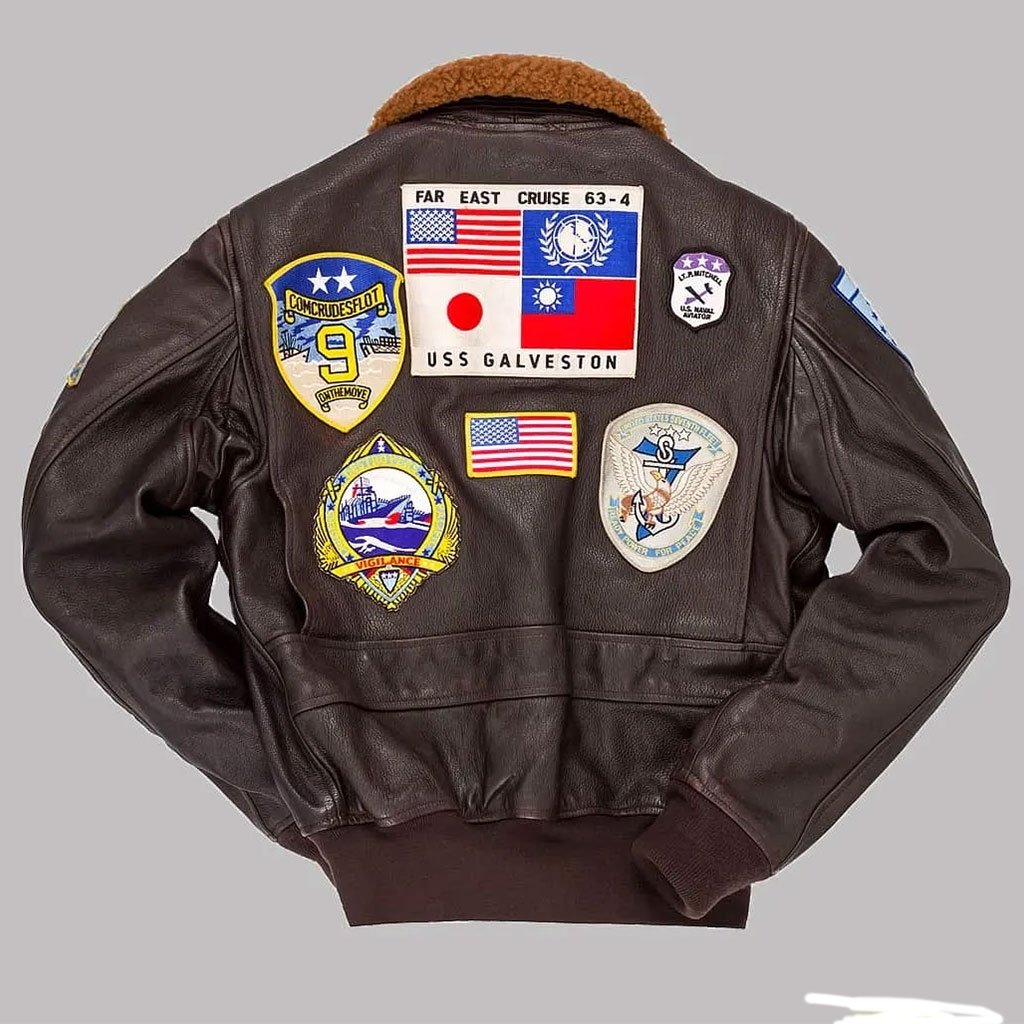 Tom Cruise Brown Leather G1 Flight Bomber Top Gun Maverick Jacket