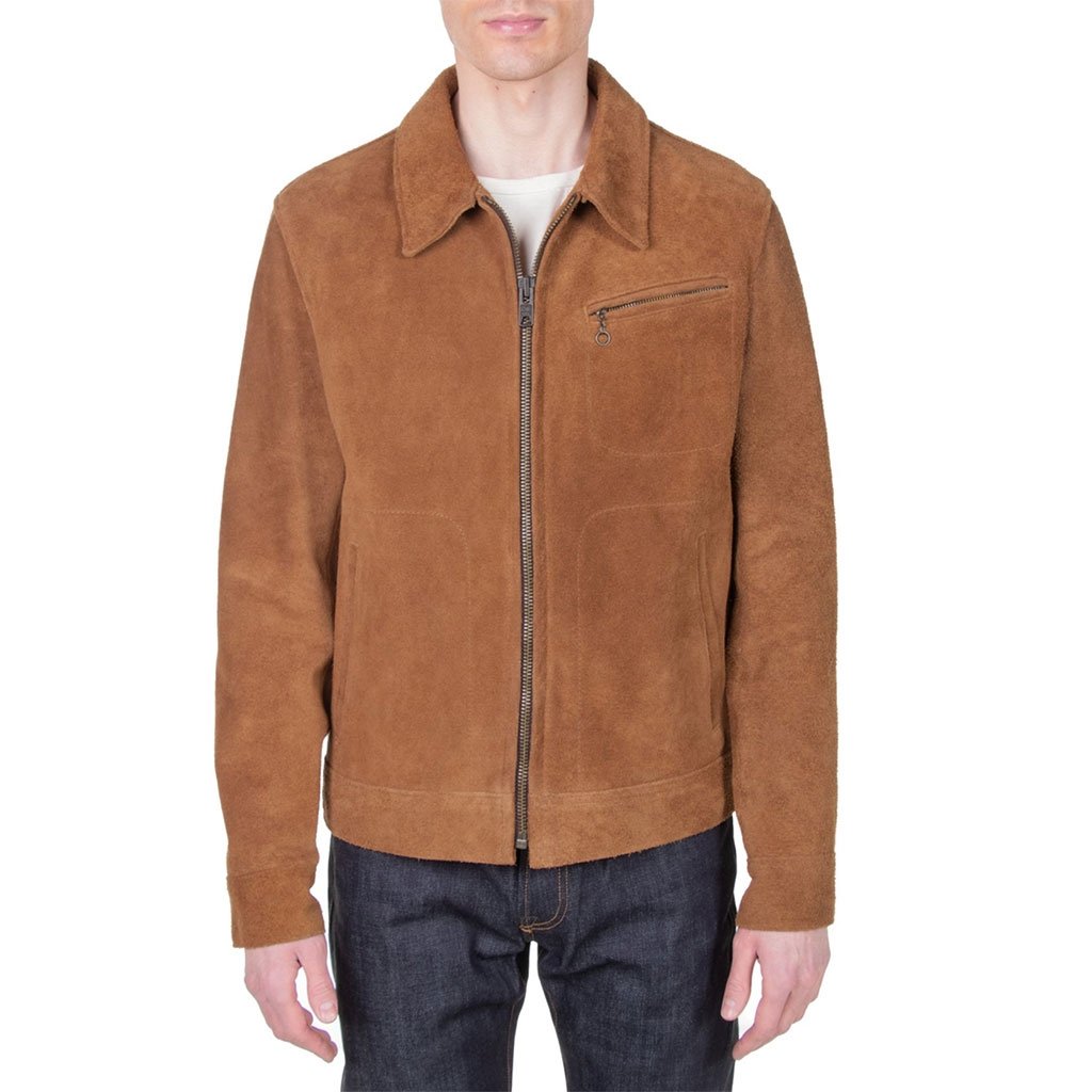 Unlined Rough Out Cowhide Jacket
