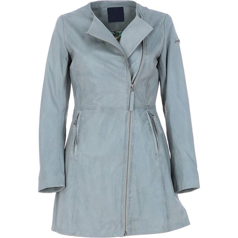 0255~Zipped Buttoned NAPPA STRONG Leather Padded Jacket main image 0