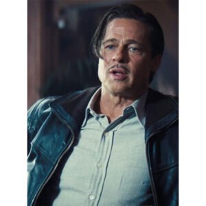 Brad Pitt Babylon Leather Jacket