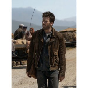 Chris Evans Ghosted Leather Jacket